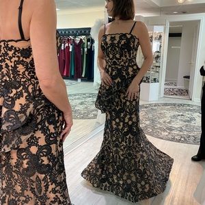 Jovani gown never worn. Tags on. New Strapless shown with black bra